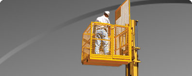 How to safely lift a person from a Forklift using a Safety Cage