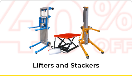 40% Off All Lifters and Stackers