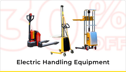 30% Off All Electric Handling Equipment