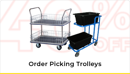 40% Off All Order Picking Trolleys