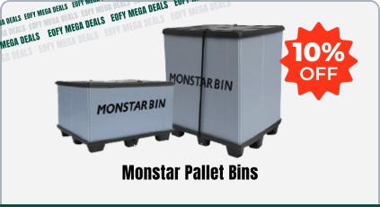 EOFY Mega Deals - Up To 10% Off Monstar Pallet Bins