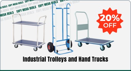 EOFY Mega Deals - Up To 20% Off Industrial Trolleys and Hand Trucks
