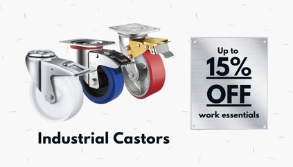 15% Off Industrial Castors