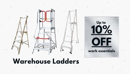 10% Off Warehouse Ladders