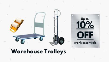 10% Off Warehouse Trolleys