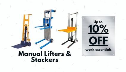 10% Off Manual Lifters & Stackers