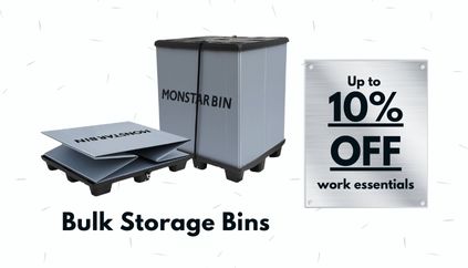 10% Off Bulk Storage Bins