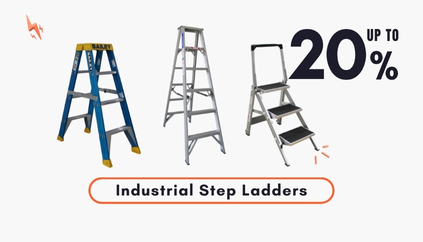 20% Off Industrial Step Ladders