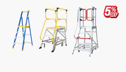 5% Off Order Picking Ladders