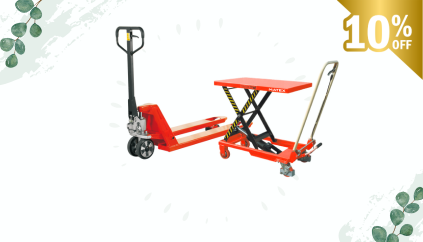 10% Off Manual Pallet Jacks & Scissor Lifts