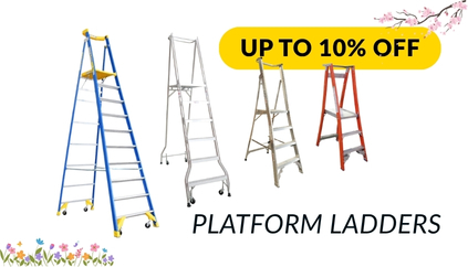 Up to 10% Off Platform Ladders