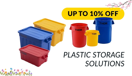 Up to 10% Off Plastic Storage Solutions