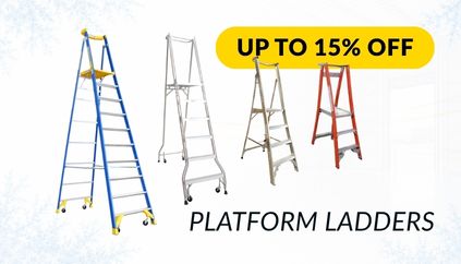 Up to 15% Off Platform Ladders