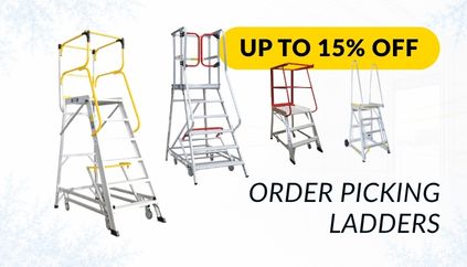 Up to 15% Off Order Picking Ladders