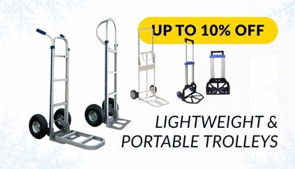 10% Off Lightweight & Portable Trolleys