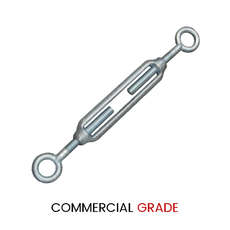 Pack of Turnbuckles Forged - Eye & Eye Galvanised - Non rated