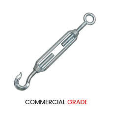 Pack of Turnbuckles Forged - Hook & Eye Galvanised - Non rated