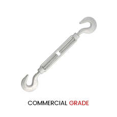 Pack of Turnbuckles Forged - Hook & Hook Galvanised - Non rated