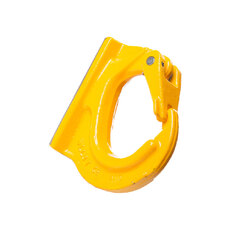 Grade 80 Alloy Steel Excavator Hook with Safety Latch (weld on) - EXCAVATOR HOOK W.L.L - 2T