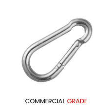 Pack of Carbine Snap Hooks - Plated Finish Non Rated