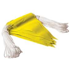 30m Roll Yellow Flag Bunting