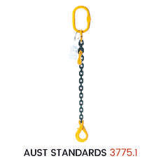 SINGLE LEG CHAIN SLING 8MM - PRE MADE EX STOCK - SPECIAL PRICE