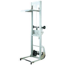 90kg Mini Aluminium Hand Stacker Lifter Trolley