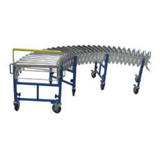 130kg Heavy Duty Steel Wheel Expandable Conveyor