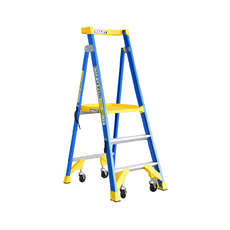 Bailey 170KG 3 Step Fibreglass Platform Ladder 0.90 m
