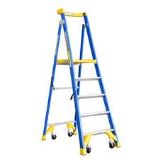 Bailey 170KG 5 Step Fibreglass Platform Ladder 1.50 m