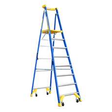 Bailey 8 Step Fibreglass Platform Ladder 2.32 m