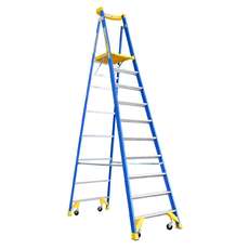 Bailey 10 Step Fibreglass Platform Ladder 2.91 m