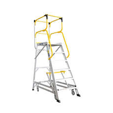 Bailey 6 Step Deluxe Order Picker Ladder 170Kg - 1.66m