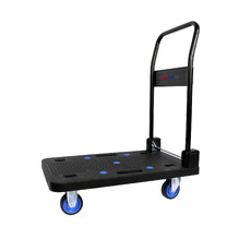 150Kg Rated Plastic Folding Platform Trolley