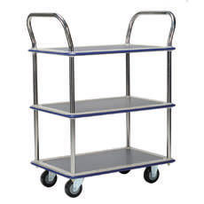 370kg Rated 3 Tier Platform Trolley 