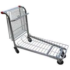 200kg Rated 2 Tier Basket Nesting Platform Trolley 