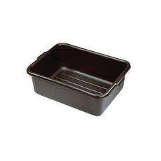 25L Plastic Durable Utility Bin - Black