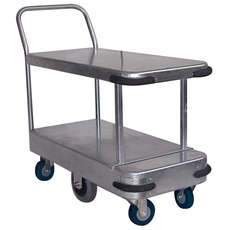 450kg Rated Galvanised Twin Deck Commercial Platform Trolley 