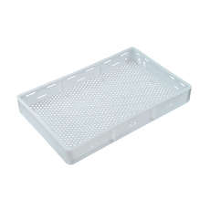 29L Plastic Confectionery Tray Vented - White