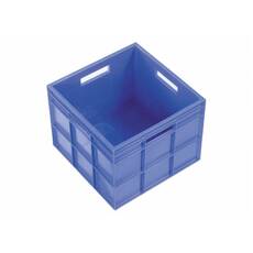 29L Plastic Crate Slab Side - Blue