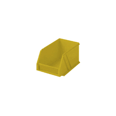 1.0L Plastic Microbin Storage Container - Yellow