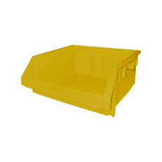 24L Plastic Microbin Storage Container - Yellow
