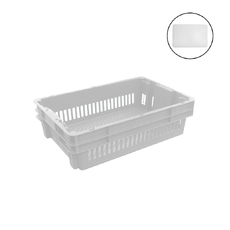 26L White Vented Container + Lid