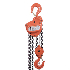 IP Series Grade 100 5000kg Chain Block - 3.0m - Overload Protected