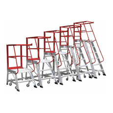 Monstar Mobile Order Picker Ladder - 150kg rated