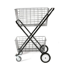 Foldable Shopping Trolley - Double Baskets