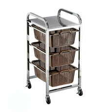 50kg Rated Triple Shelf Strainer Cart - MT5053