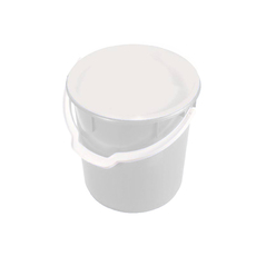 13L Plastic Bucket - 300x 295 - White