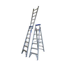 Indalex Aluminium 7 Step Dual Purpose Ladder - 150kg