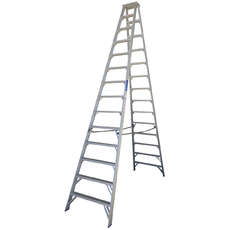 Indalex 180kg 14 Step Double Sided Aluminium Step Ladder Model